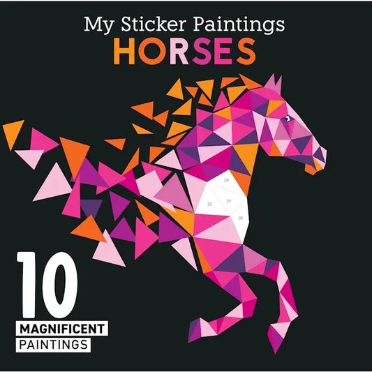Tomfoolery Toys | My Sticker Paintings: Horses