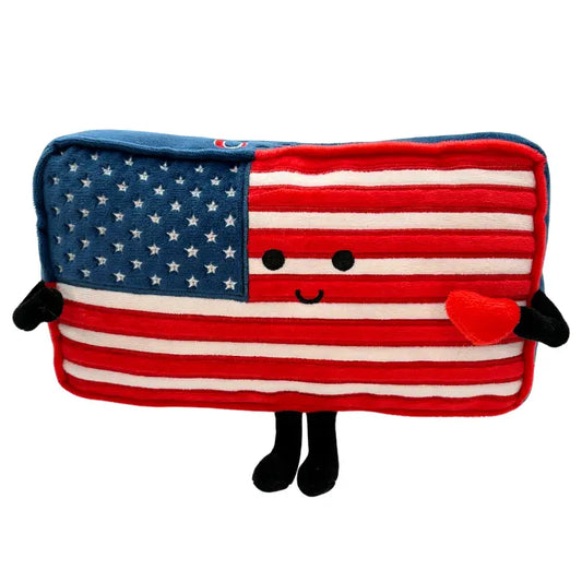 Tomfoolery Toys | American Flag Stuffed Plush