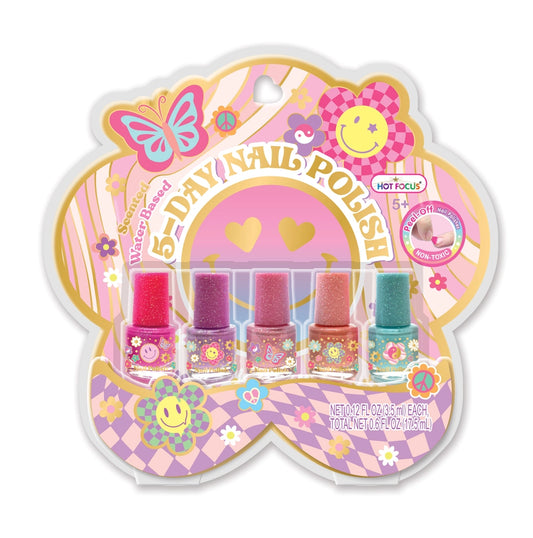 Tomfoolery Toys | Groovy Flower 5-Day Nail Polish