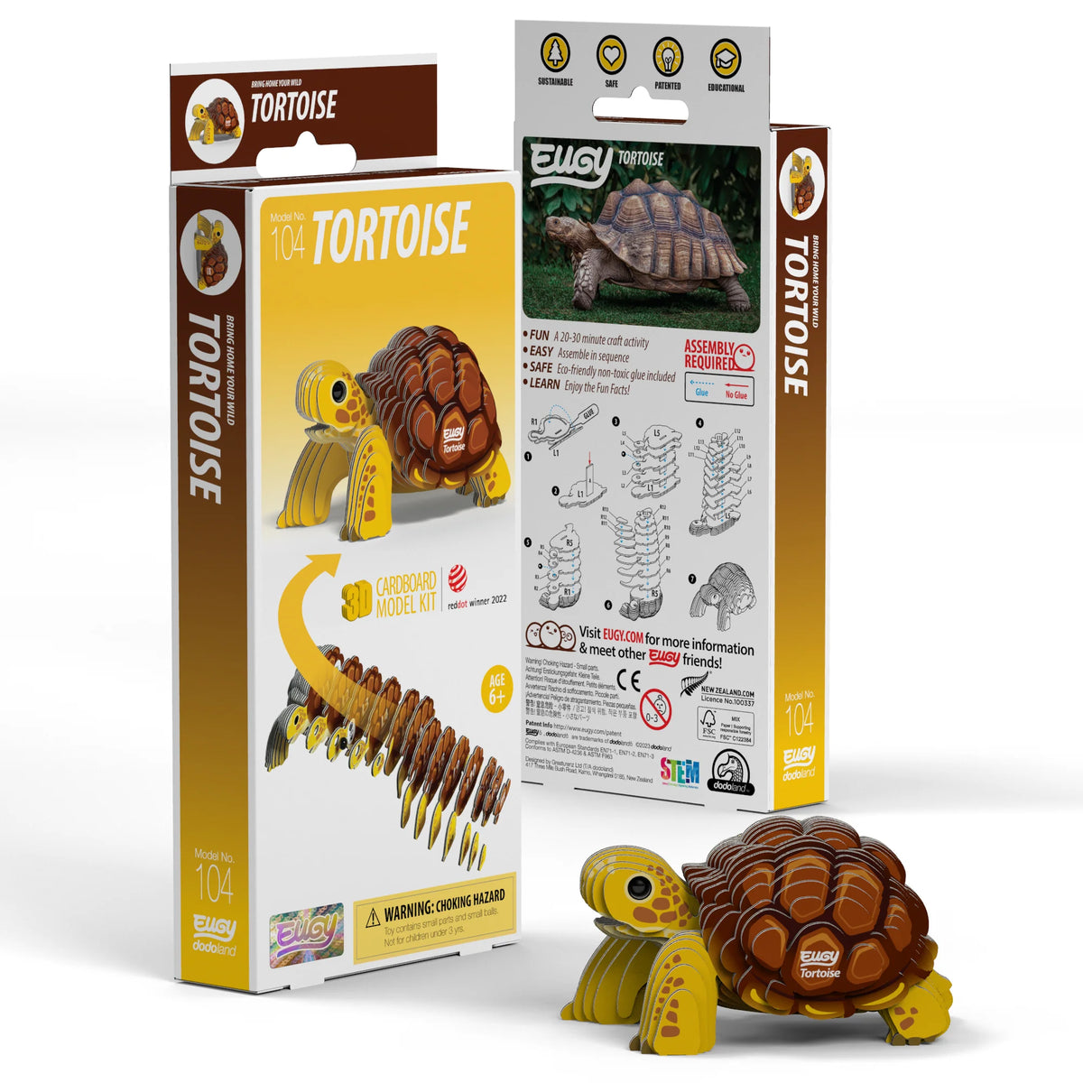 Tortoise 3D Puzzle Cover