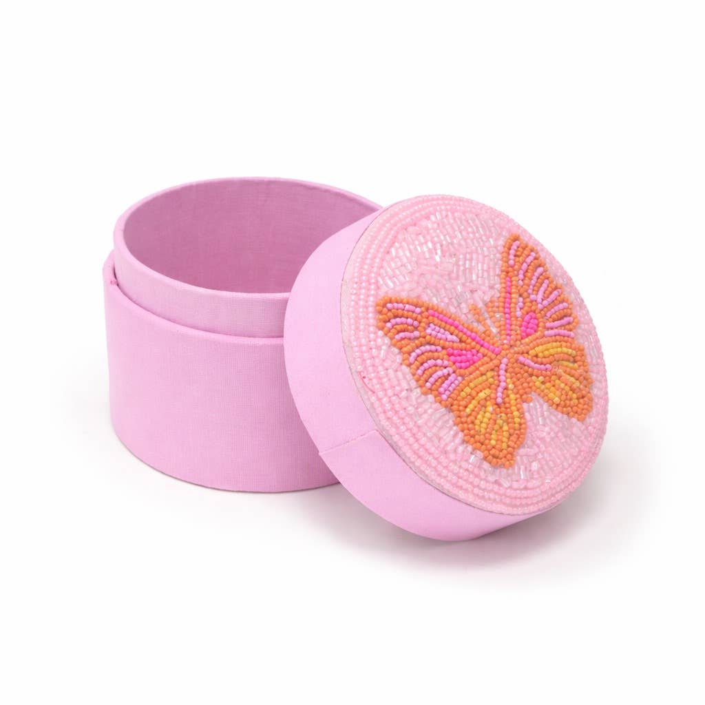 Tomfoolery Toys | Beaded Butterfly Jewelry Box