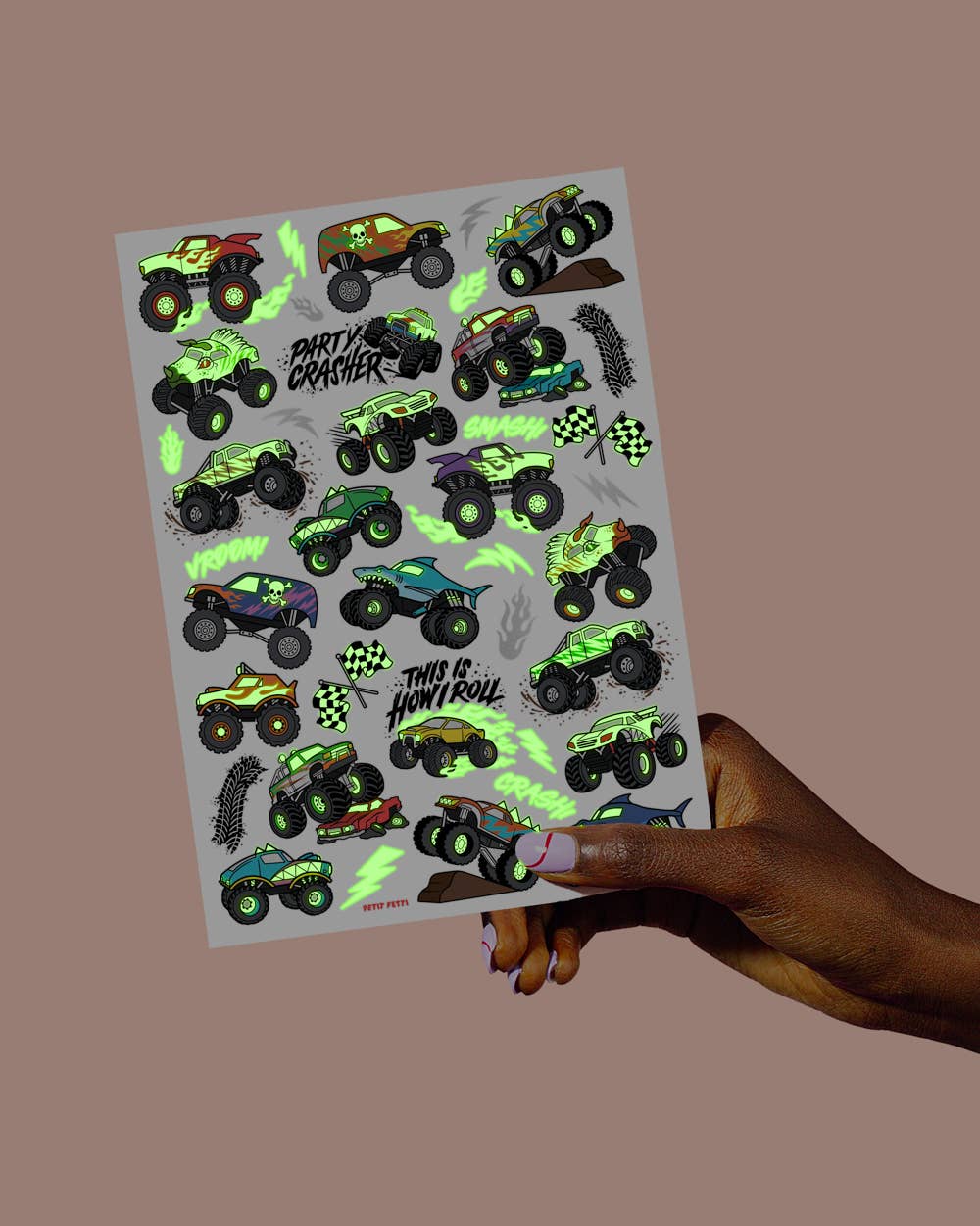 Monster Truck Glo Tattoos Cover