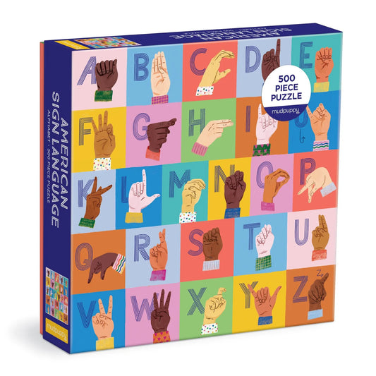 Tomfoolery Toys | American Sign Language Alphabet Puzzle