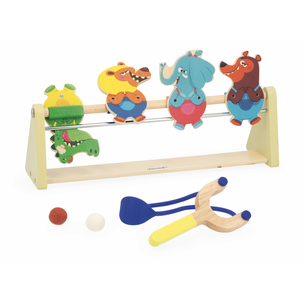 Tomfoolery Toys | Applepop Slingshot Shooting Gallery
