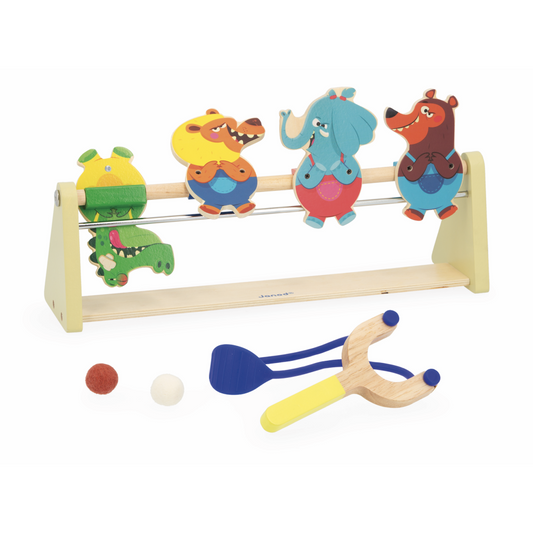 Tomfoolery Toys | Applepop Slingshot Shooting Gallery