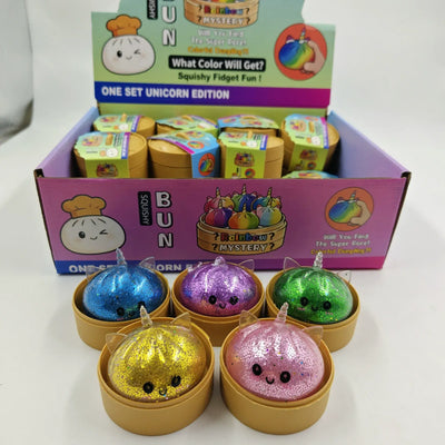 Glitter Unicorn Steamed Bun Squishy Preview #1