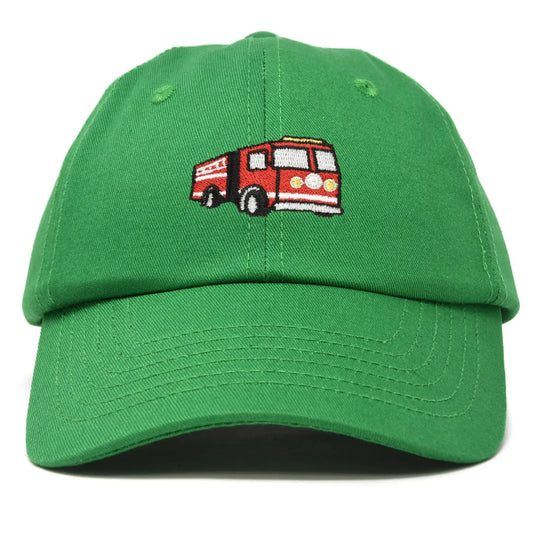 Tomfoolery Toys | Green Firetruck Cap