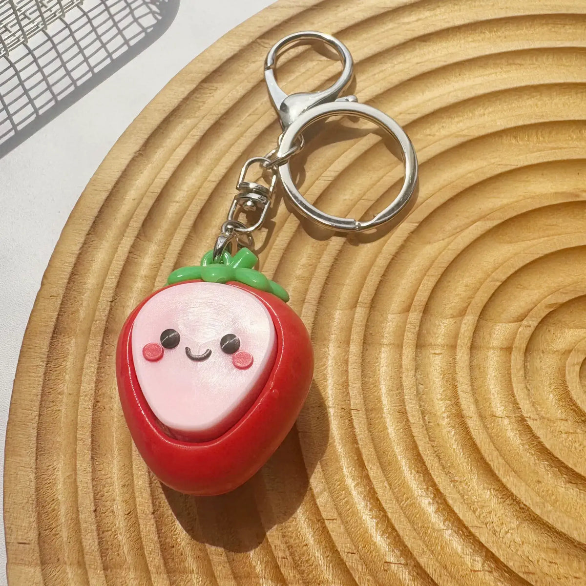 Fruit Fidget Button Keychain Cover