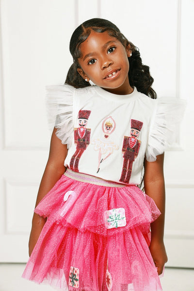 Nutcracker & Ballerina Patched Top Preview #1