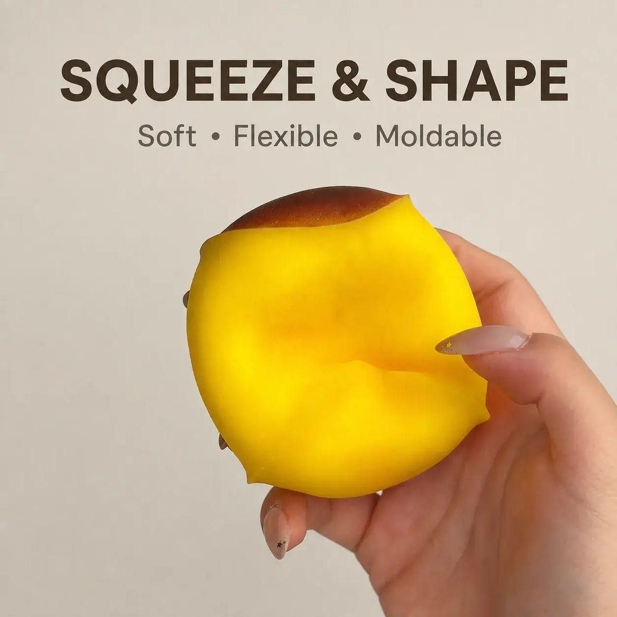 Crunchy Caramel Pudding Squishy Cover