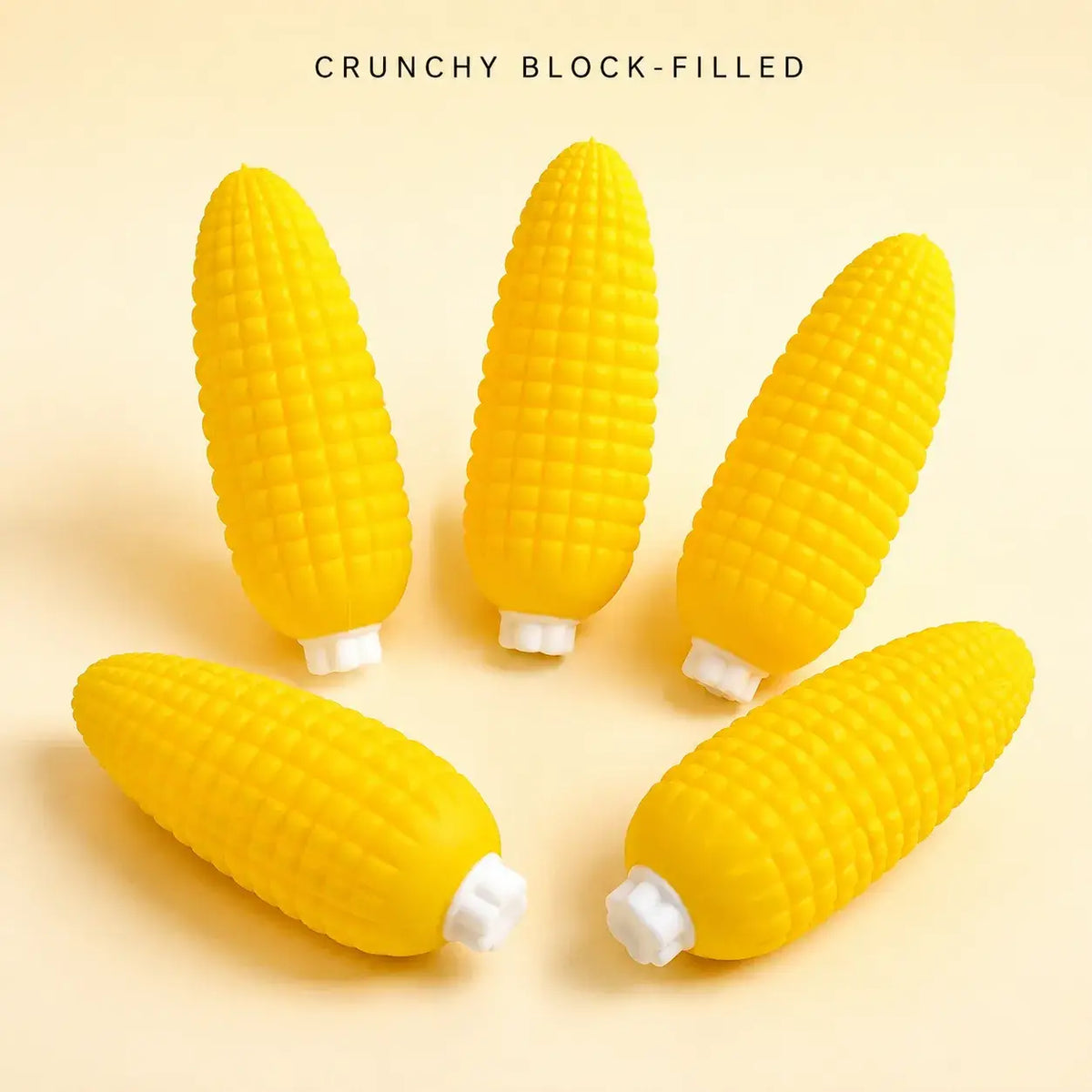 Crunchy Block-Filled Corn Squishy Cover