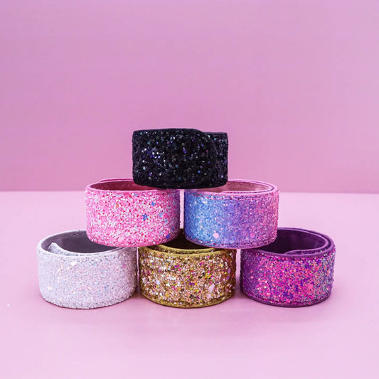 Tomfoolery Toys | Sparkly Glitter Slap Bracelets