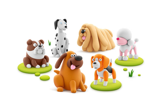 Tomfoolery Toys | Hey Clay Dog Buddies