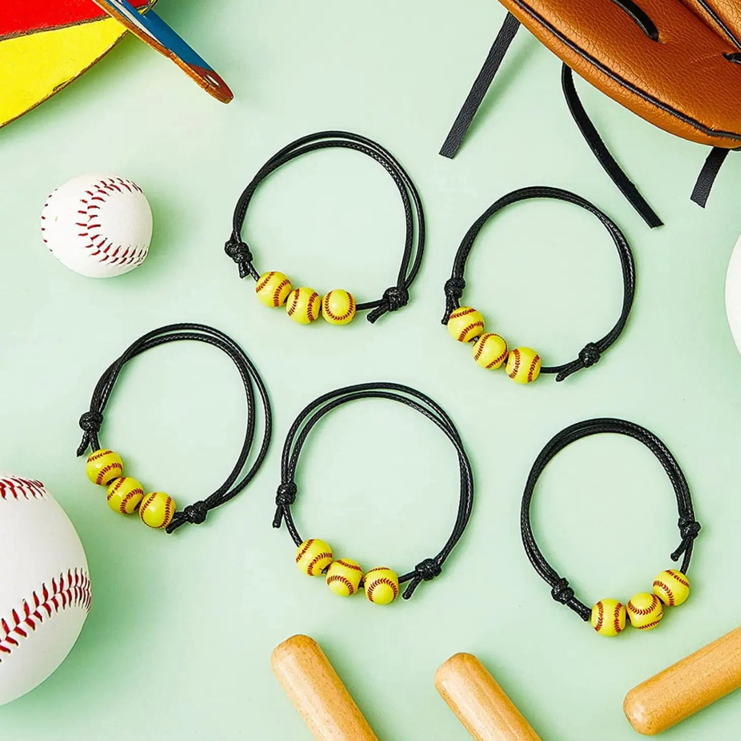 Tomfoolery Toys | Softball Bracelet