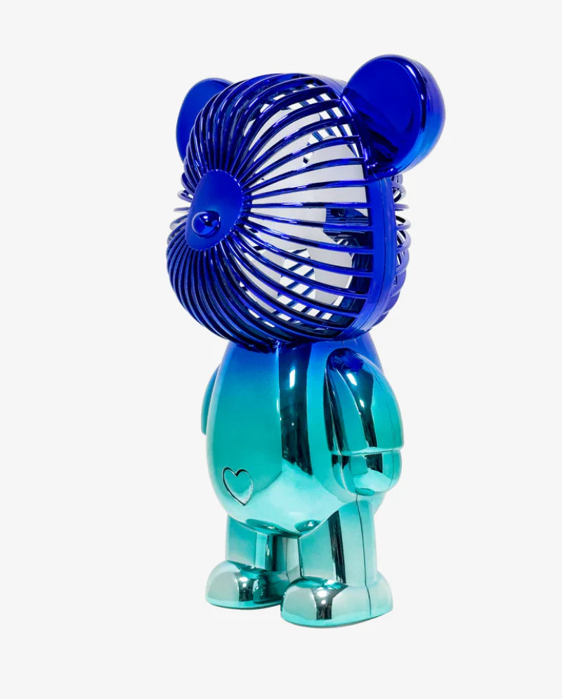 Metallic Blue Big Bear Fan Cover