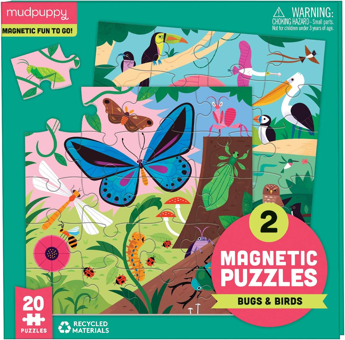 Bugs & Birds Magnetic Puzzles Cover