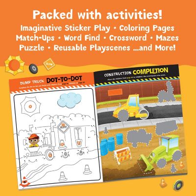 Build It! Construction Sticker Activity Book Cover