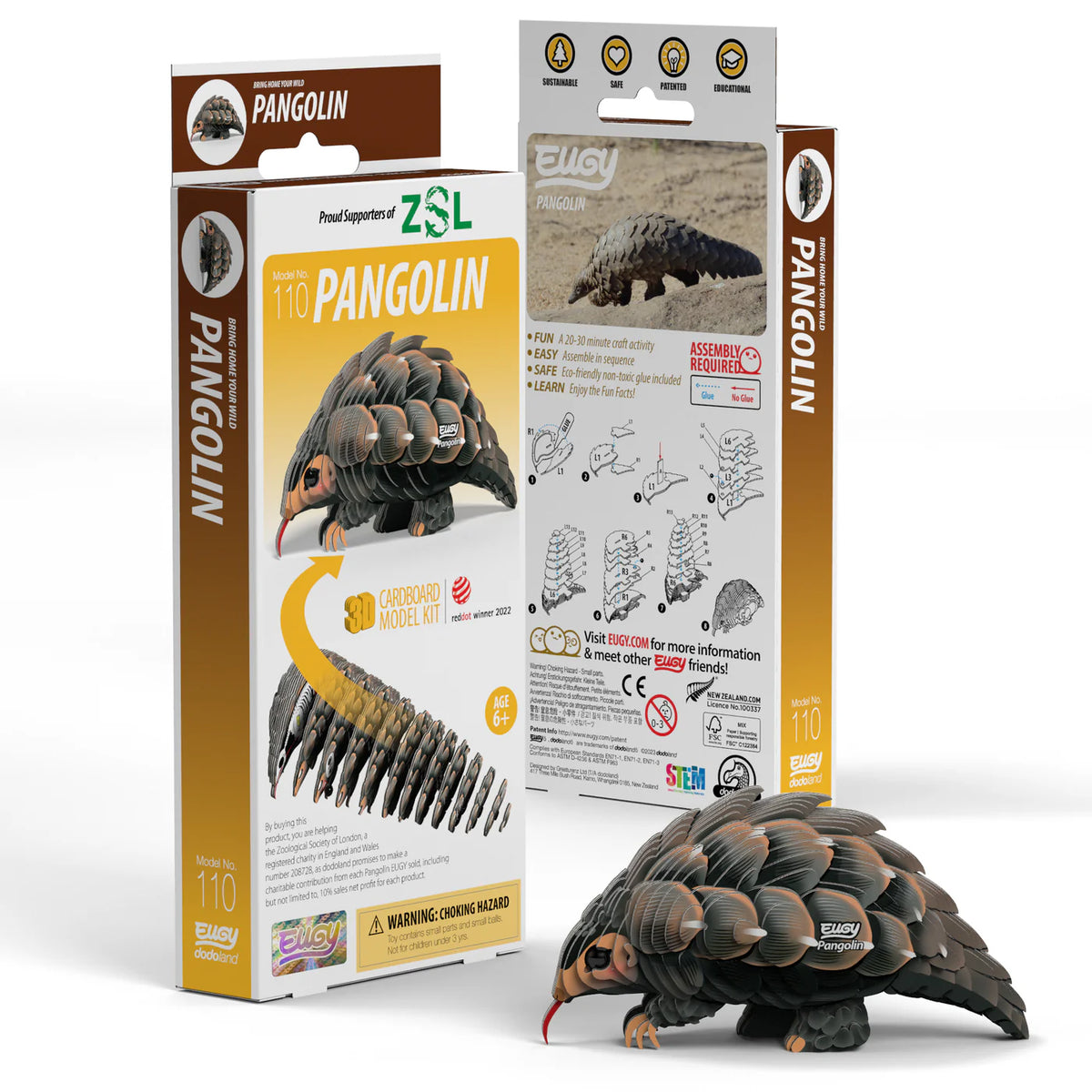 Pangolin 3D Puzzle Cover