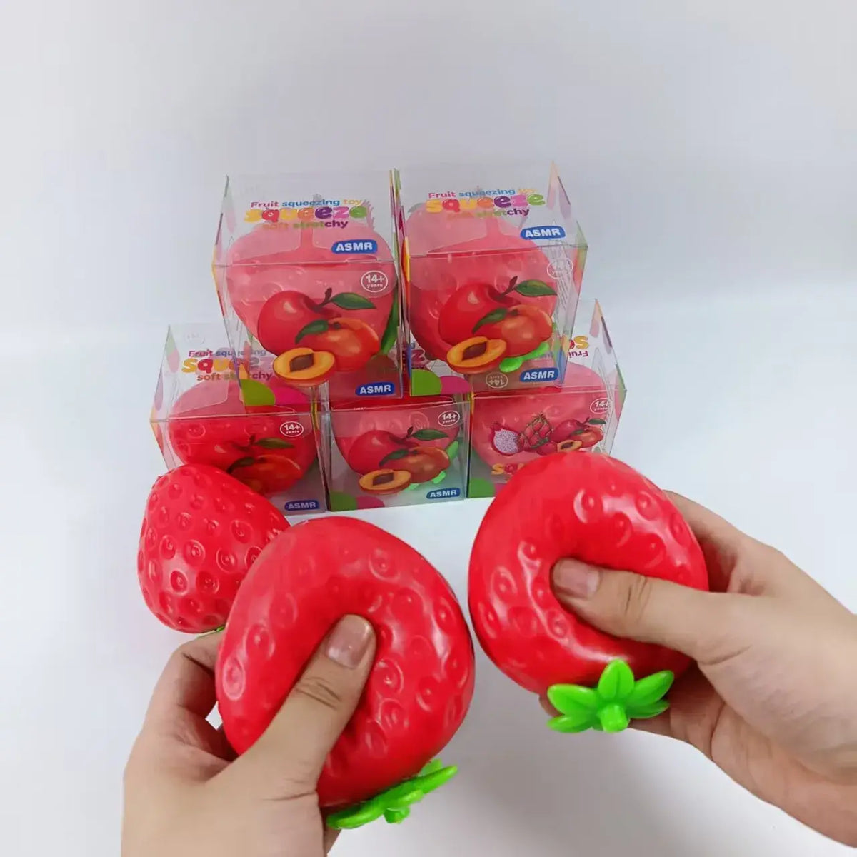 Crunchy Strawberry Block Squishy Cover