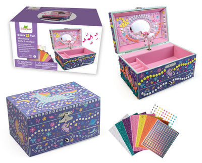 Stick'N Fun: 3D Mosaics Music Box Unicorn Preview #2