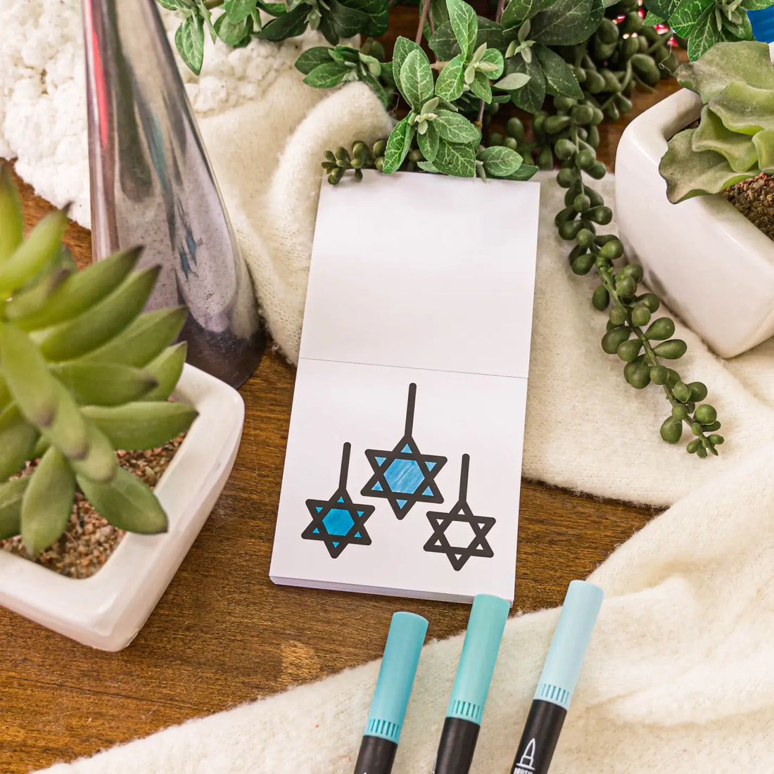 Hanukkah Mini Coloring Book Preview #4