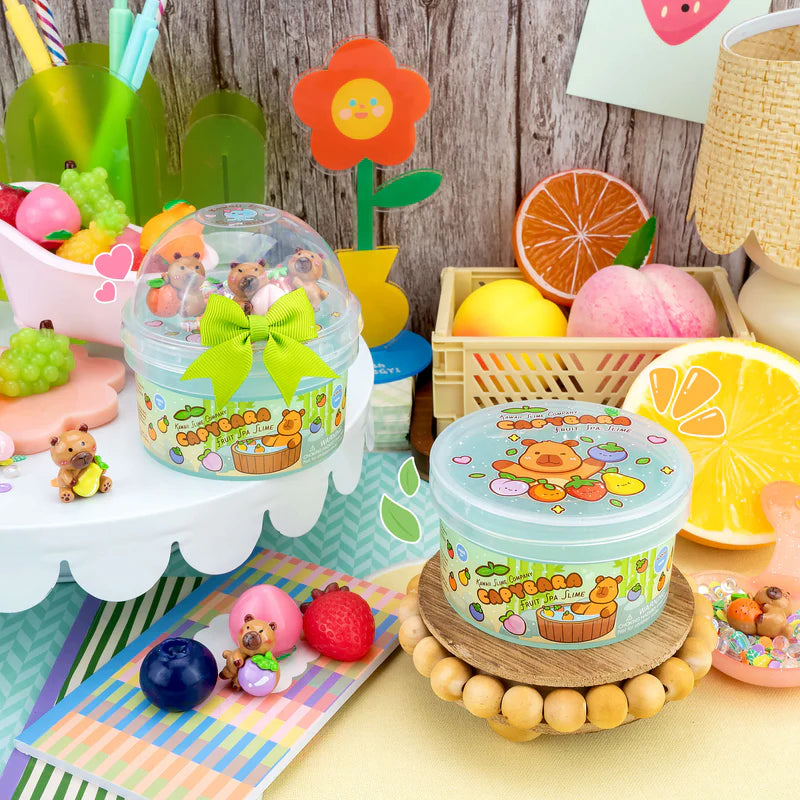 Capybara Fruit Spa Slime Cover