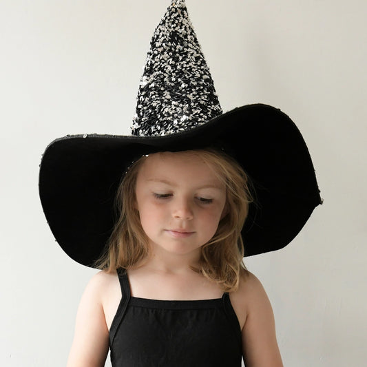 Tomfoolery Toys | Sequin Velvet Witch Hat