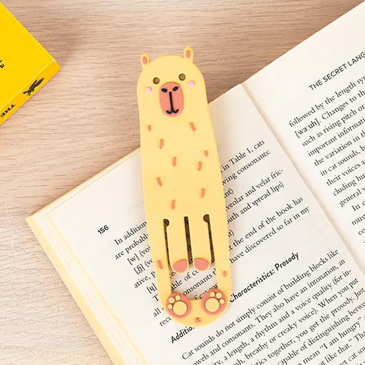 Capybara Reading Light & Bookmark Cover