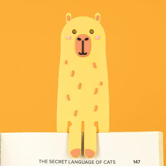 Capybara Reading Light & Bookmark Cover