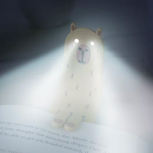 Capybara Reading Light & Bookmark Cover