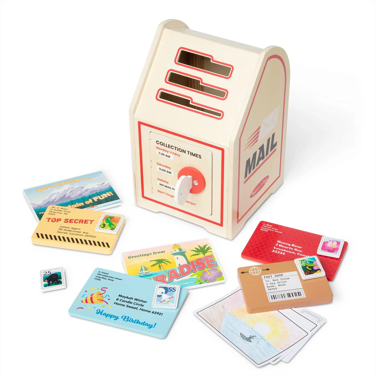Stamp & Sort Mailbox Play Set Cover
