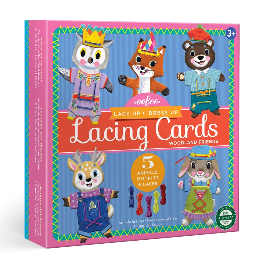 Woodland Friends Dress Up Lacing Card Preview #2