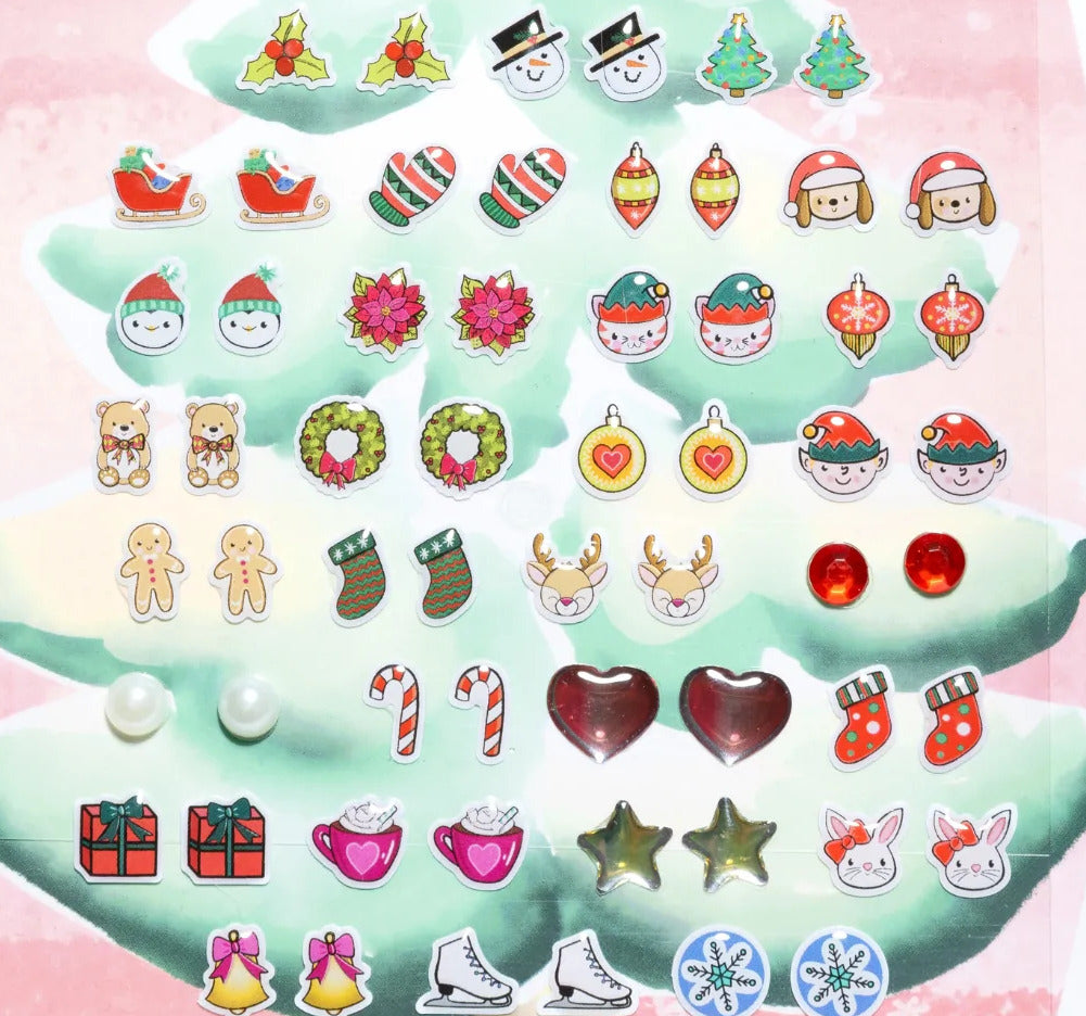 Holiday Sticker Earrings Set Cover