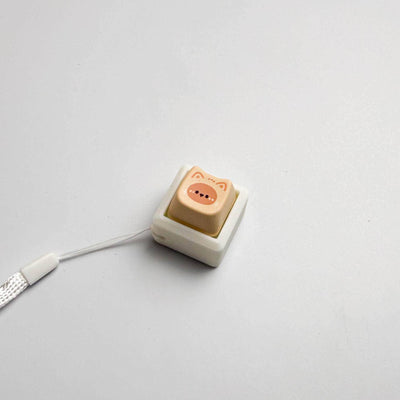 Cat Keycap Bag Charm 3 key caps Preview #4