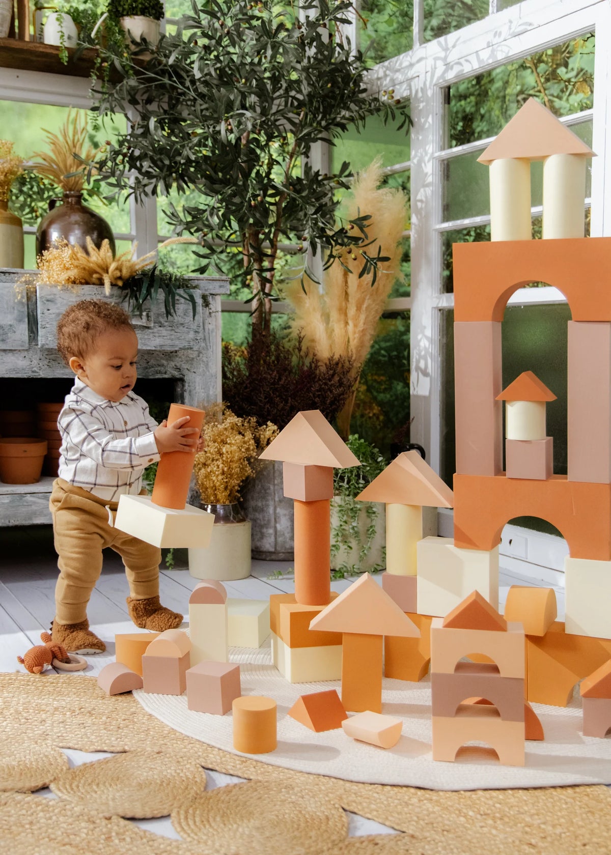 EVA Foam Building Blocks Set 48pc Cover