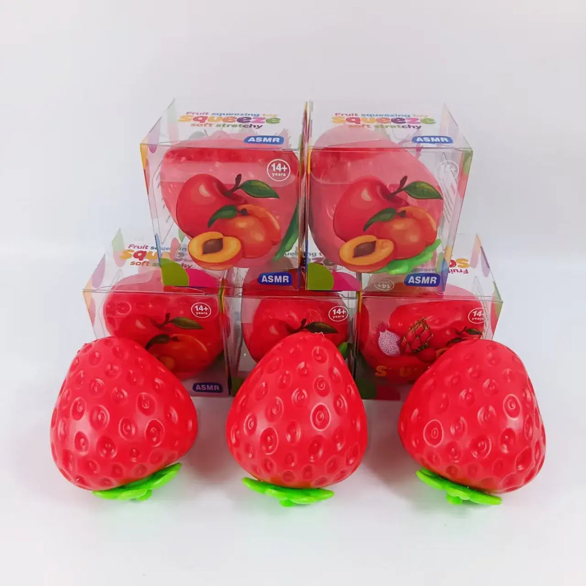 Crunchy Strawberry Block Squishy Cover