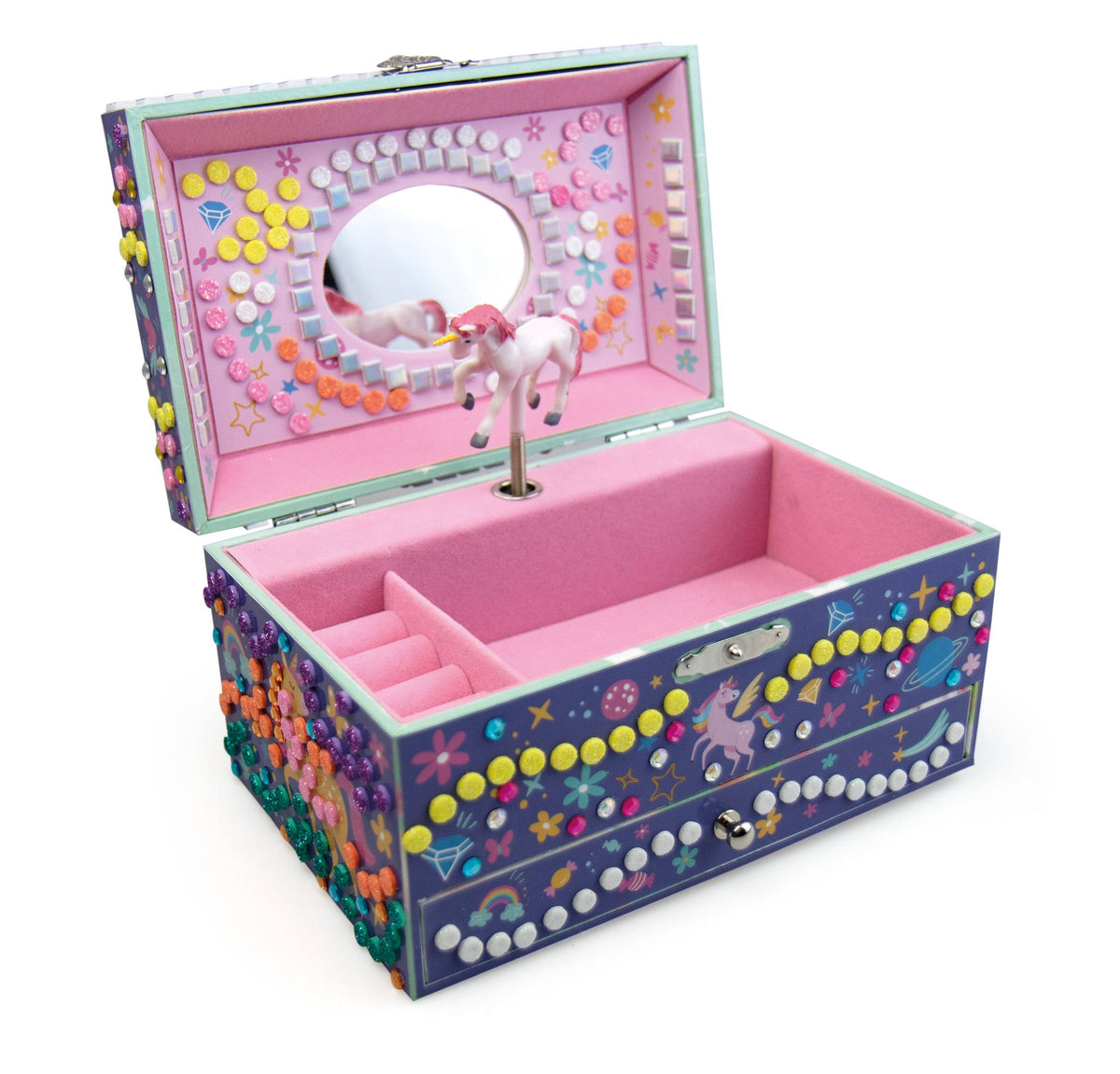 Stick'N Fun: 3D Mosaics Music Box Unicorn Cover