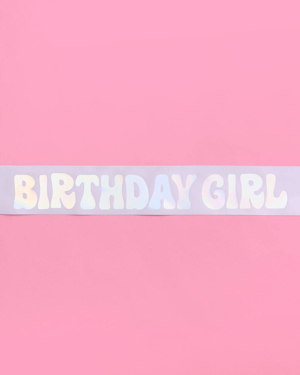 Birthday Girl Lavender Sash Cover