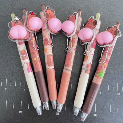 Squishy Capybara Butt Gel Pen Preview #2