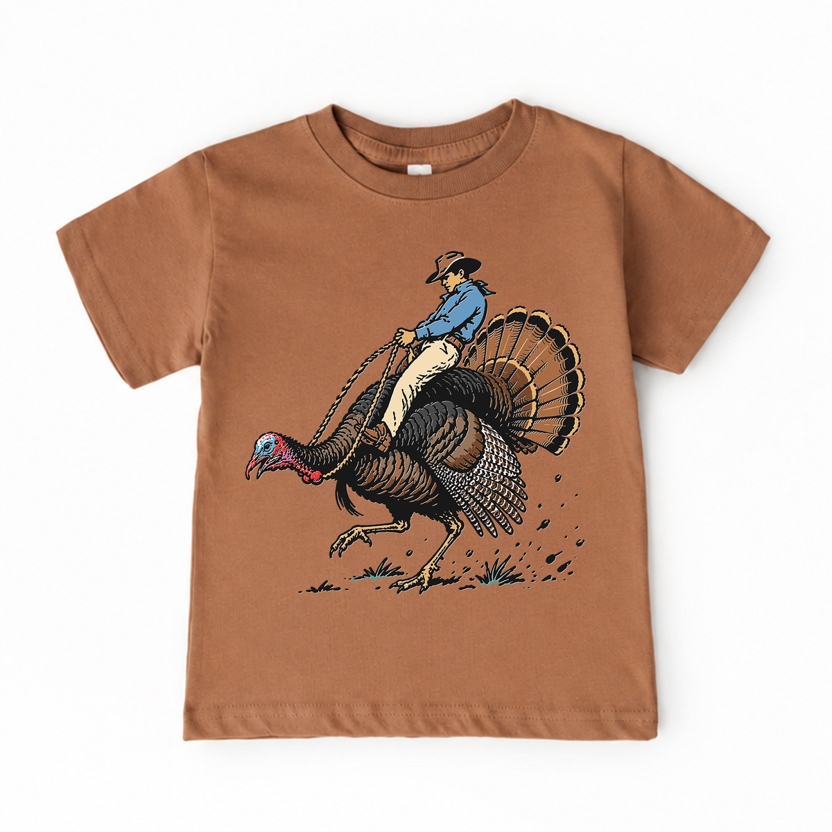 Turkey Rodeo | Thanksgiving Tee Cover
