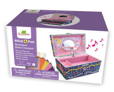 Stick'N Fun: 3D Mosaics Music Box Unicorn Preview #1