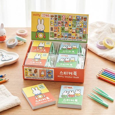 Miffy Mini Sticker Book & Tweezers Set Preview #1