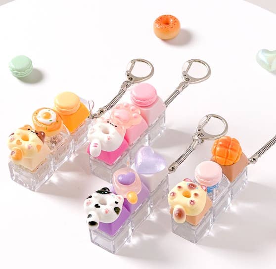 DIY Clickable Keyboard Keychain Kit Cover