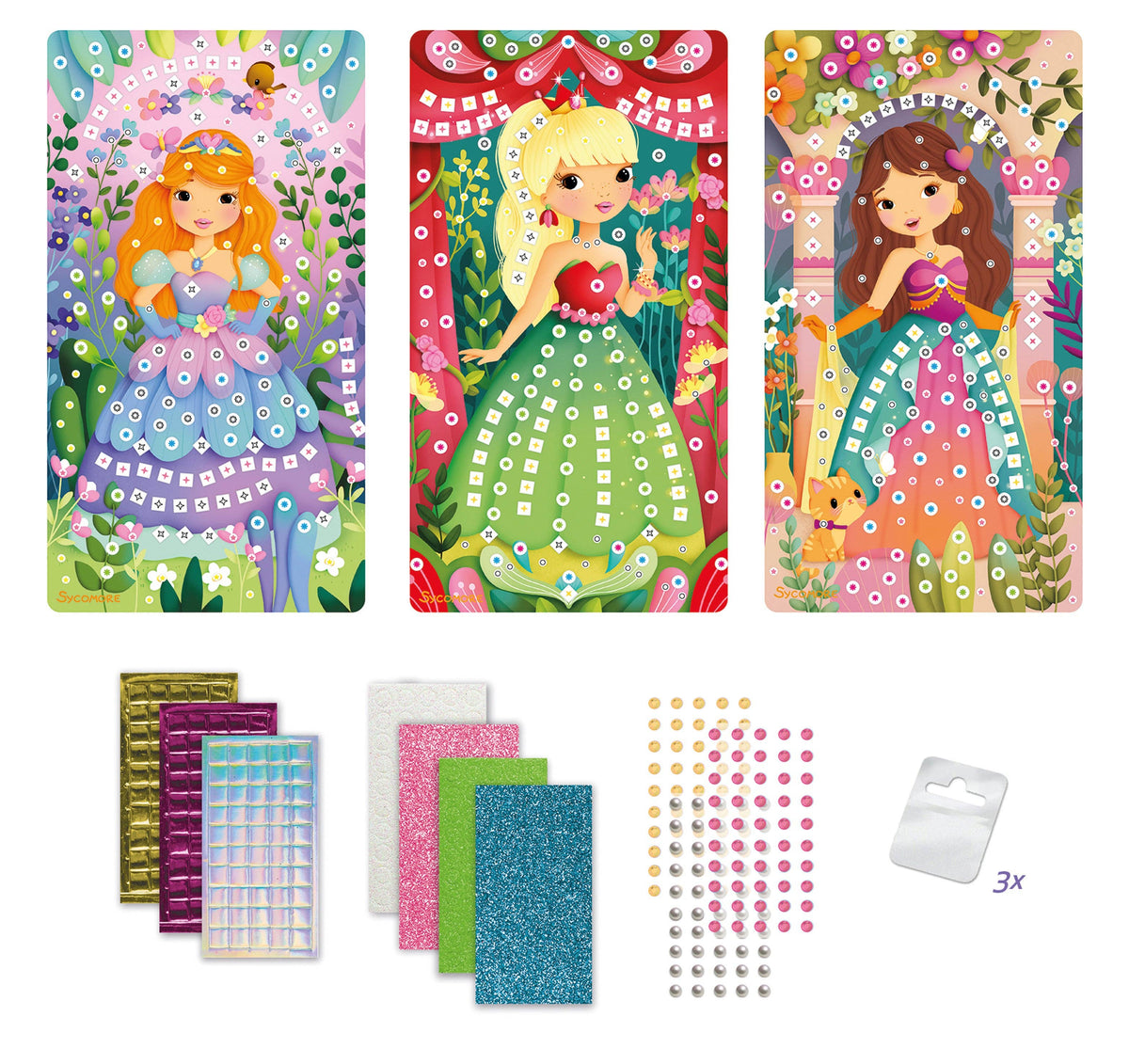 Stick'N Fun: Mosaics Princesses Cover