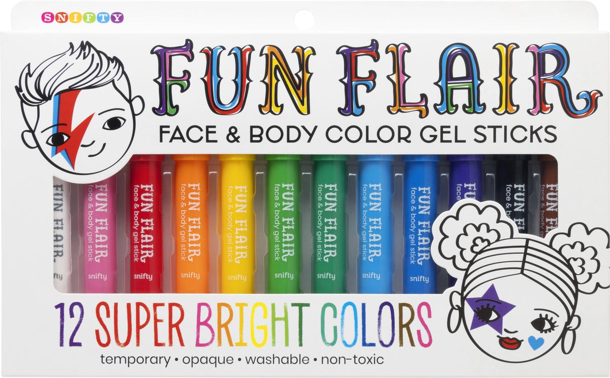 Fun Flair Face & Body Color Gel Sticks Cover