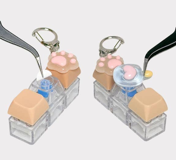 DIY Clickable Keyboard Keychain Kit Cover