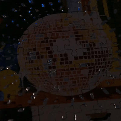 Foil Disco Life 500pc Puzzle Preview #2