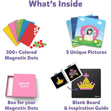 Tomfoolery Toys | Dot It with Magnets: Unicorns & Princesses