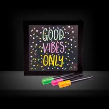 Tomfoolery Toys | Light Up Neon Effect Message Frame