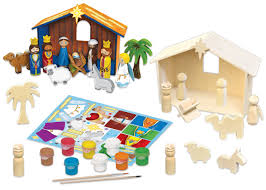 Tomfoolery Toys | Works of Ahh Nativity - wood paint set